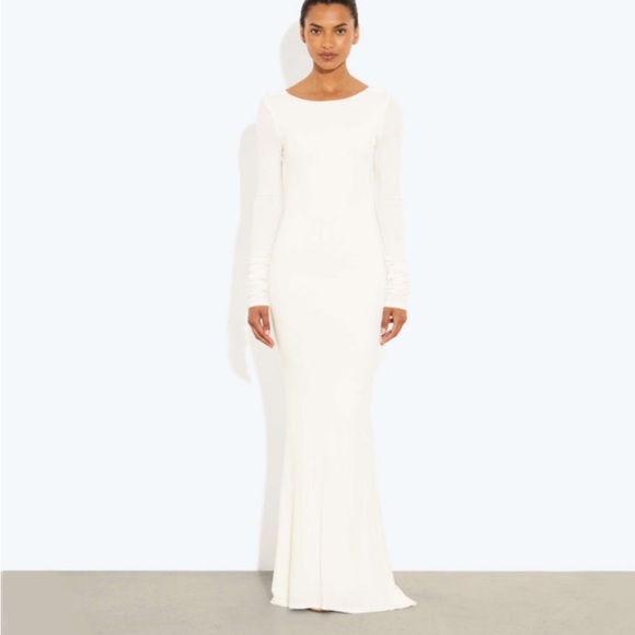 Rat & Boa Rodeo Dress - Backless White - Picture 4 of 6